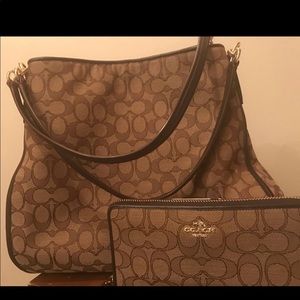 Coach Phoebe purse and matching wallet